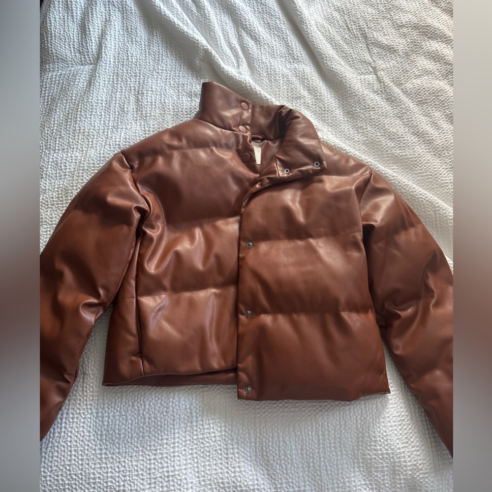 Target Faux Leather Puffer